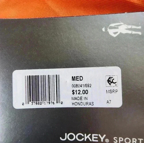 Jockey Sport midway brief & crew neck t-shirt bundle orange/ black NWT S… - Picture 3 of 7